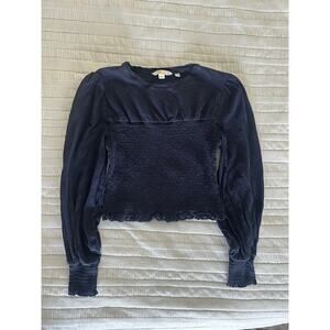Boden 4 Long-Sleeved Smocked Blouse